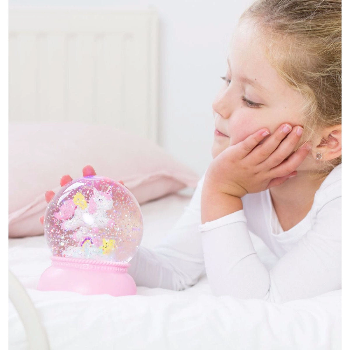 A Little Lovely Company Snowglobe Light Unicorn