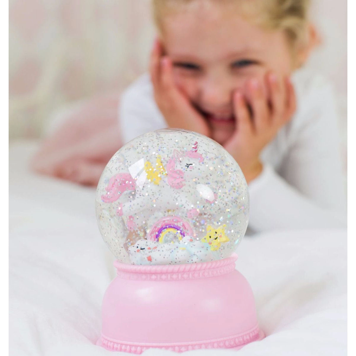 A Little Lovely Company Snowglobe Light Unicorn