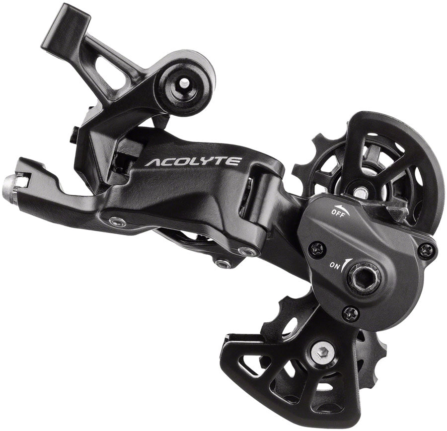 Acolyte Super Short Rear Derailleur - 8 Speed Super Short Cage BLK With SpringLock