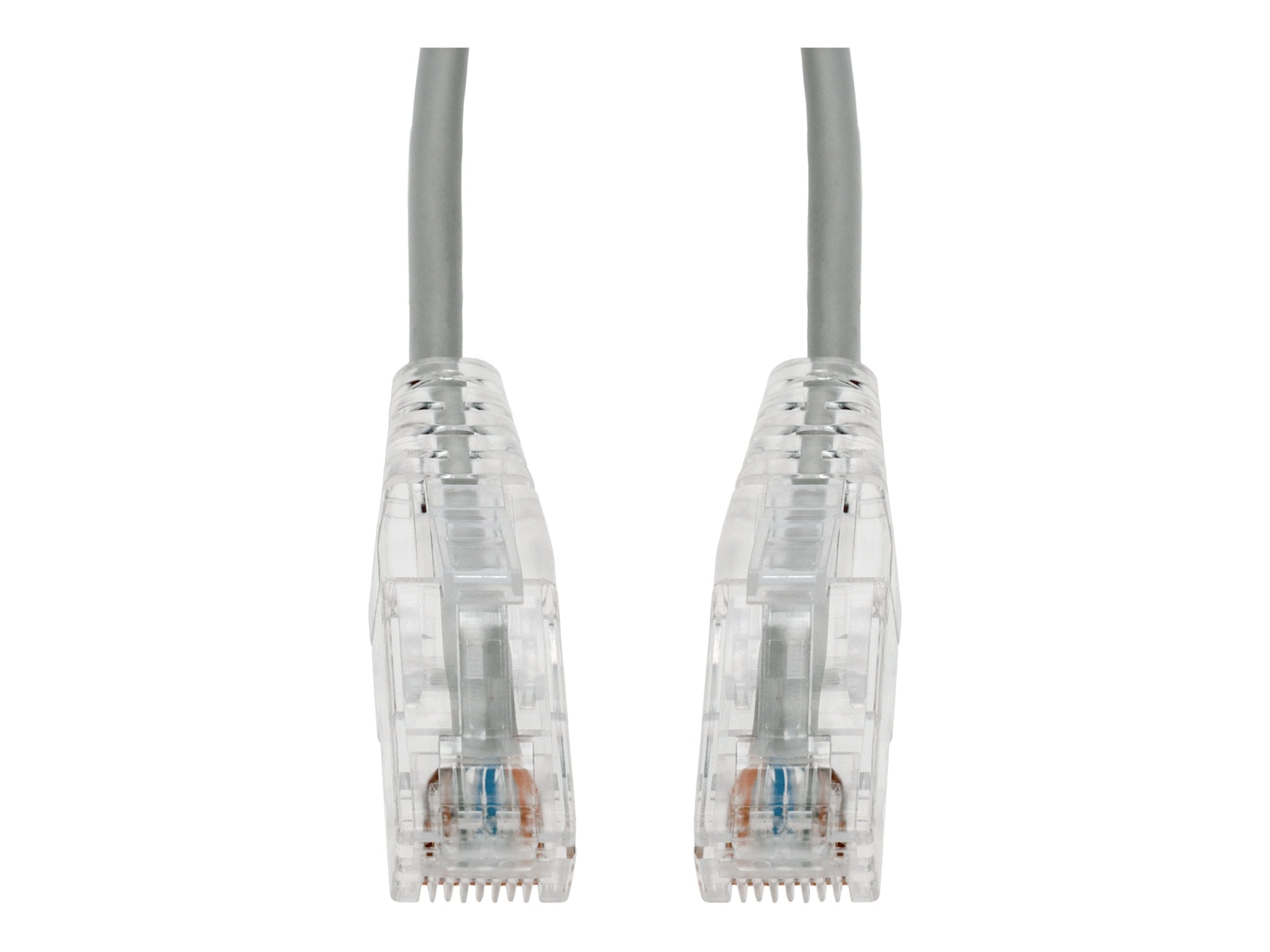 AddOn - Patch cable - RJ-45 (M) to RJ-45 (M) - 5.9 in - UTP - CAT 6 - snagless, indoor, stranded - gray ADD-0-5FSLCAT6-GY