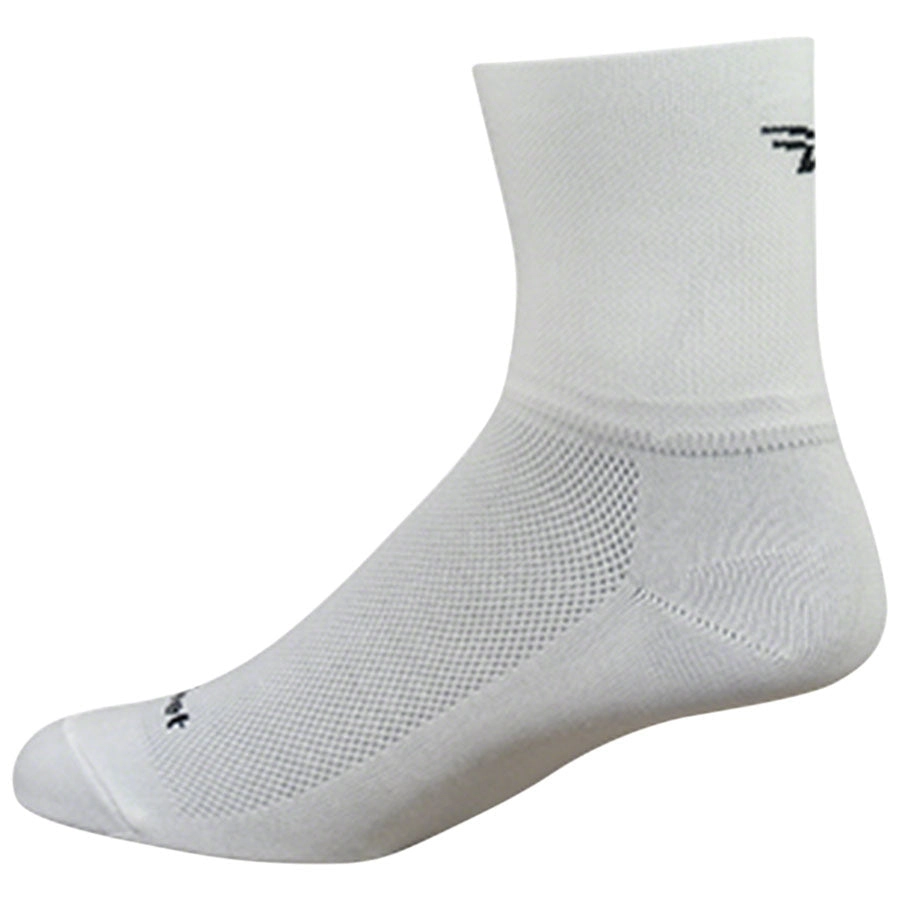 Aireator D-Logo Short Bike Socks - White