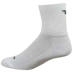 Aireator D-Logo Short Bike Socks - White