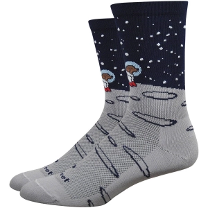 Aireator Moon Dog Bike Socks - Gray/Black