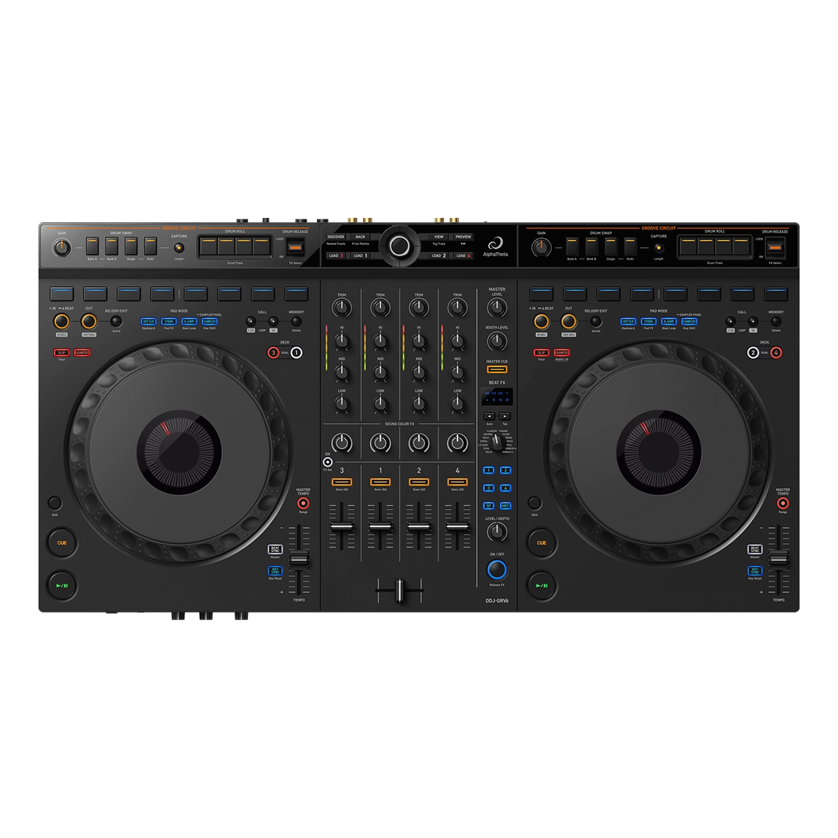AlphaTheta DDJ-GRV6 4-Channel Performance DJ Controller