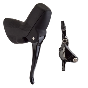 Apex 1 Disc Brake and Lever - Front Hydraulic Post Mount Black A1