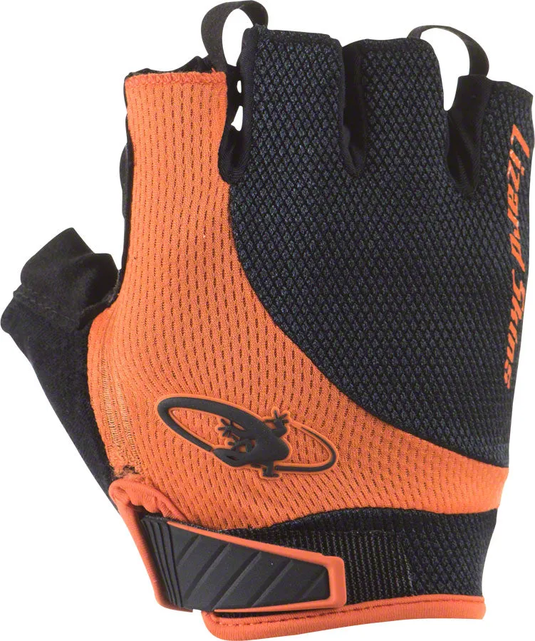 Aramus Elite Gloves - Jet Black/Tangerine Short Finger Medium