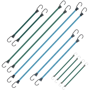 Assorted Bungee Cords - 12 Pack