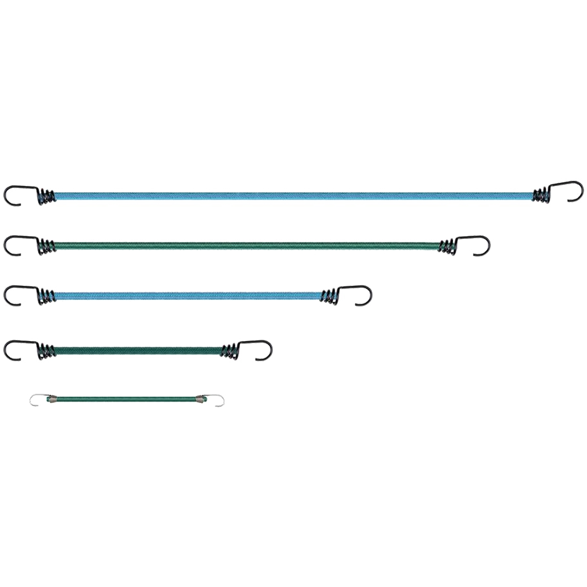 Assorted Bungee Cords - 12 Pack