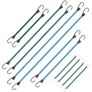 Assorted Bungee Cords - 12 Pack