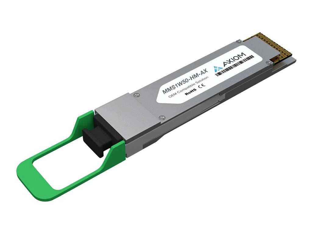Axiom - QSFP56 transceiver module (equivalent to: Mellanox MMS1W50-HM) - 200GbE - 200GBase-FR4 - LC single-mode - up to 1.2 miles MMS1W50-HM-AX
