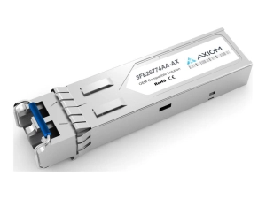 Axiom - SFP (mini-GBIC) transceiver module (equivalent to: Alcatel 3FE25774AA) - 1GbE - 1000Base-LX - LC single-mode - up to 3FE25774AA-AX