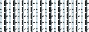 Basics X-Caliper Brake Pads - Threaded Black Box of 50 Pairs