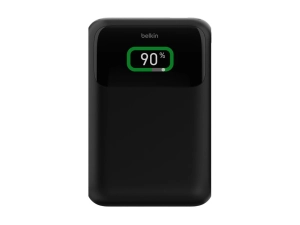 Belkin BoostCharge Pro - Power bank - 20000 mAh - 65 Watt - Fast Charge, PD - 3 output connectors (24 pin USB-C, USB) BPB020BTBK