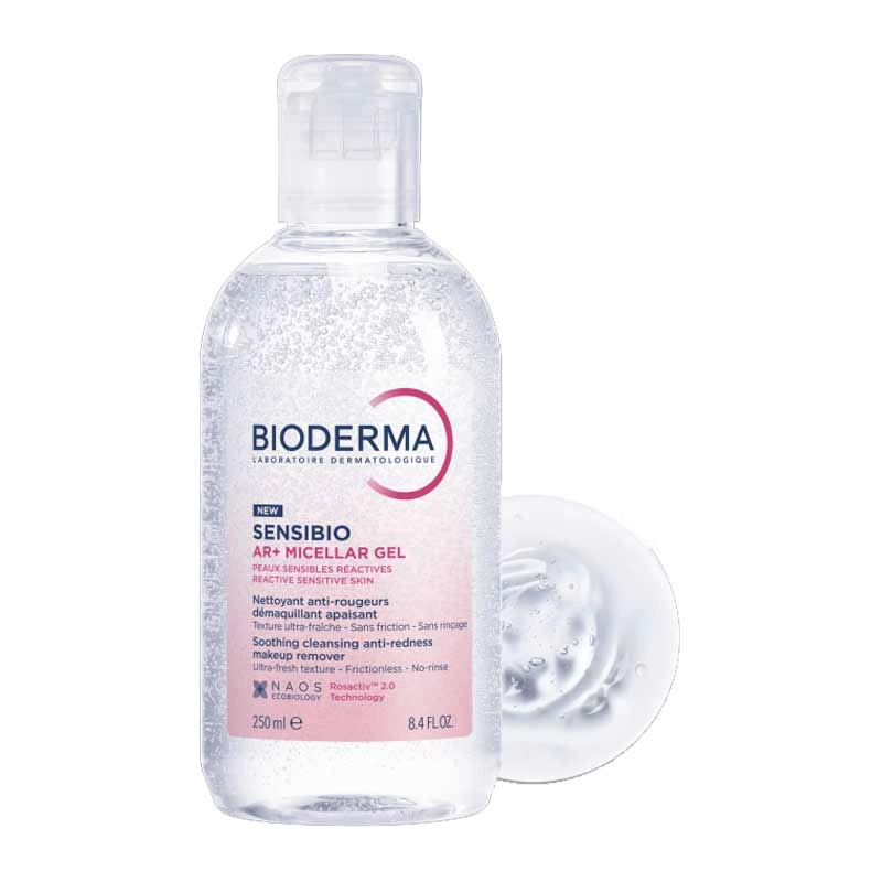Bioderma Sensibio AR  Micellar Gel Soothing Cleansing Anti-Redness Makeup Remover