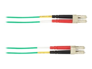 Black Box - Patch cable - LC single-mode (M) to LC single-mode (M) - 10 m - fiber optic - green FOCMRSM-010M-LCLC-GN
