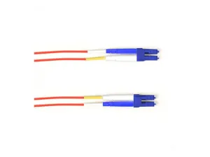 Black Box - Patch cable - LC single-mode (M) to LC single-mode (M) - 15 m - fiber optic - plenum - red FOCMPSM-015M-LCLC-RD