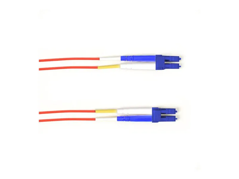 Black Box - Patch cable - LC single-mode (M) to LC single-mode (M) - 15 m - fiber optic - plenum - red FOCMPSM-015M-LCLC-RD
