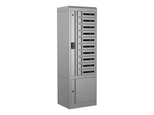 Bretford TechGuard Connect TCLAUS100EF55 - Cabinet unit (charge only) - for 10 notebooks/tablets/cellular phones - lockable -