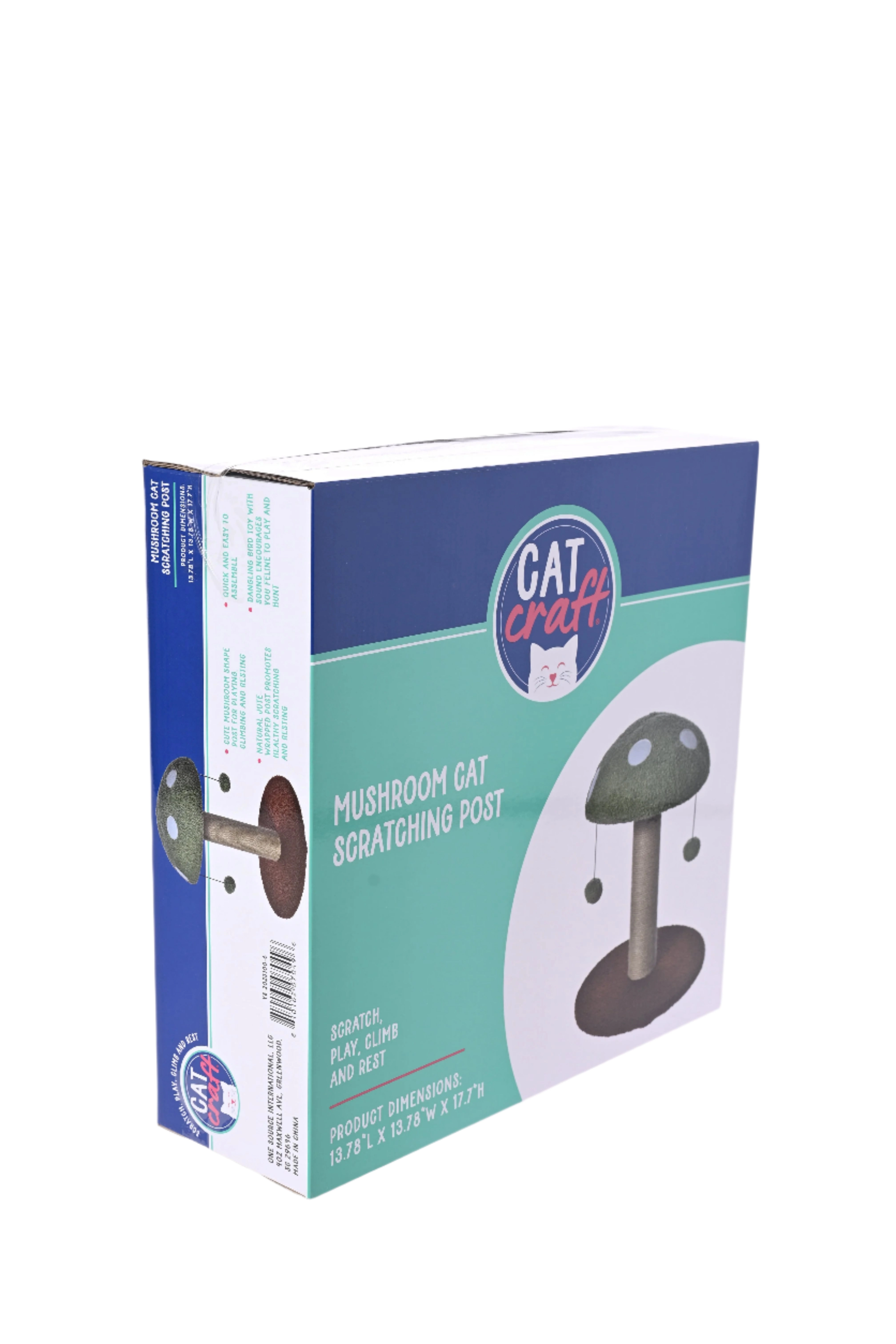 Cat Craft Mushroom Cat Scratching Post