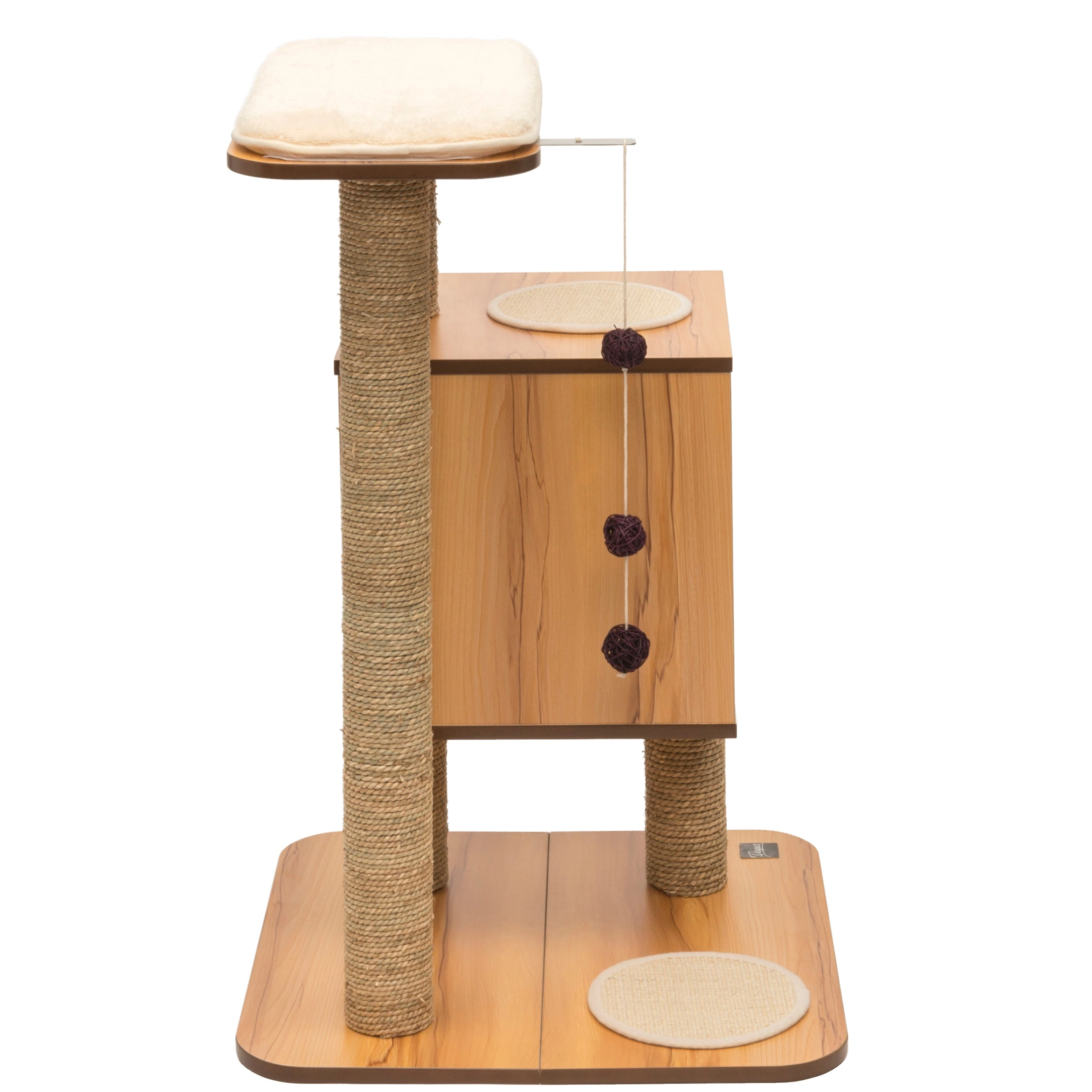 Catit Vesper Cat Furniture, V-Base, Walnut
