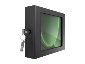 Compulocks Apex - Mounting kit (enclosure) - exposed front/back camera and sensors - for tablet - metal - black - wall-mountable 80GAPXB