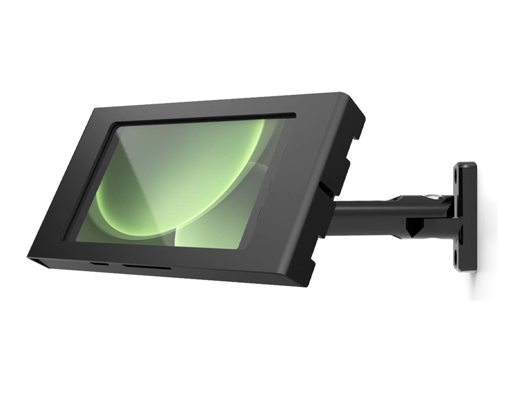Compulocks Apex - Mounting kit (enclosure) - exposed front/back camera and sensors - for tablet - swing - metal - black - wall-mountable 827B80GAPXB