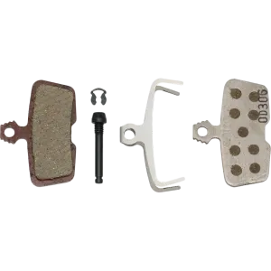 Disc Brake Pads, Organic Compond, Aluminum Backed, Quiet/Light