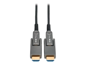 Eaton Tripp Lite Series 8K HDMI Fiber Active Optical Cable with Detachable Connectors M/M 8K 60Hz Black 40M - HDMI cable - HDMI P568FMM-40M-8K6
