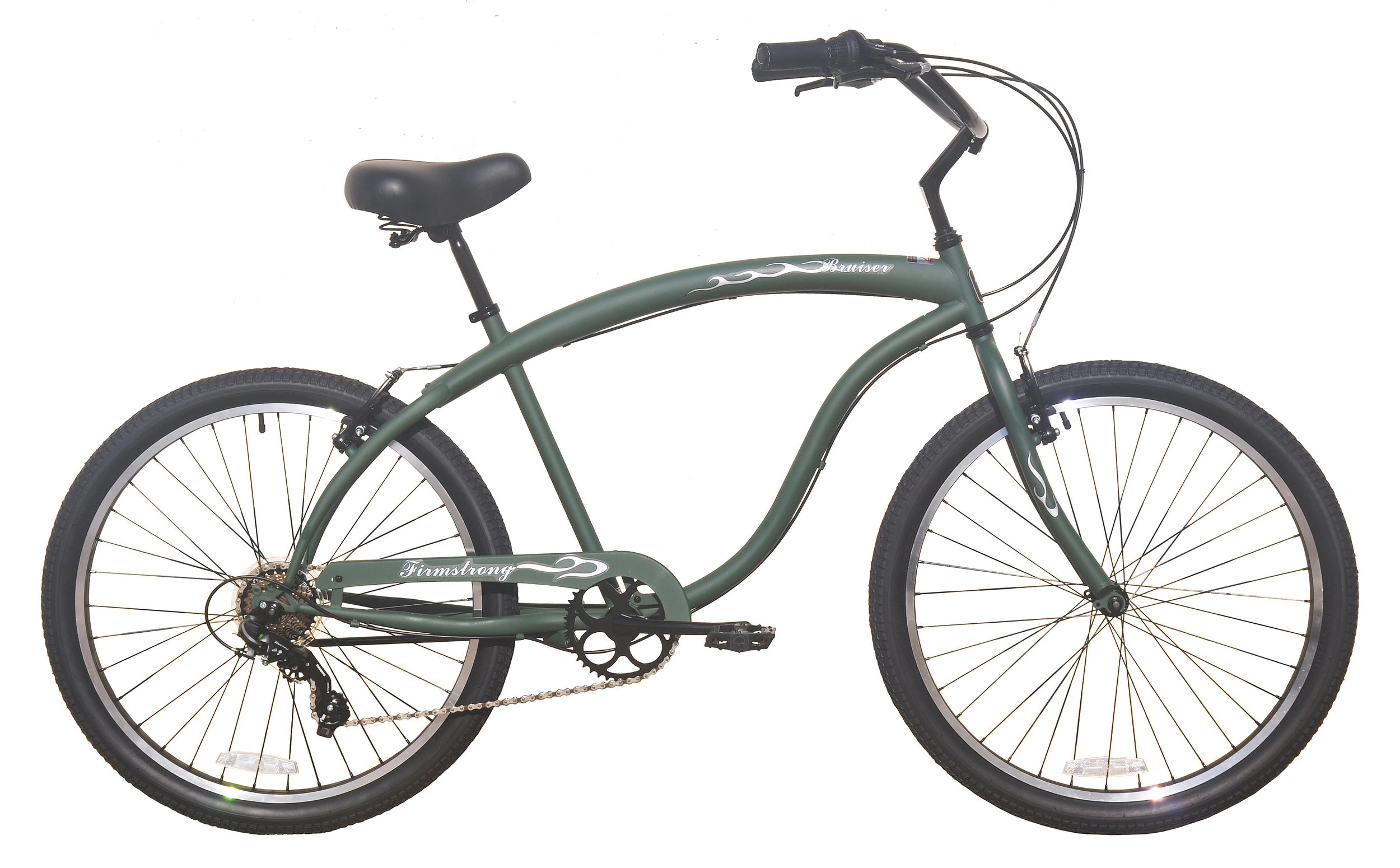 Firmstrong Bruiser 7 Speed Men's Beach Cruiser Bike