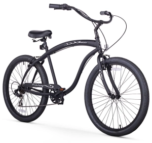 Firmstrong Bruiser 7 Speed Men's Beach Cruiser Bike