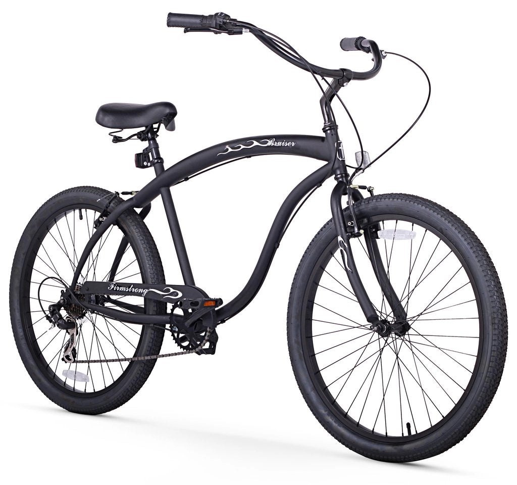 Firmstrong Bruiser 7 Speed Men's Beach Cruiser Bike