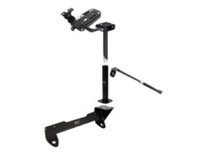 Gamber-Johnson - Mounting kit (pedestal base, 2 poles, support brace, locking slide arm) - for notebook - steel - car front seat 7170-0232