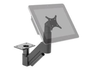 HAT Design Works 3520 - Mounting kit (articulating arm mount) - for monitor - vista black - screen size: up to 27 - under-the-table 3520-450-104