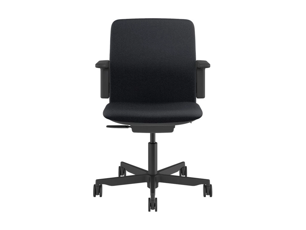 Humanscale Path - Chair - armrests - FormSense Eco Knit textile - black PT11BKT10