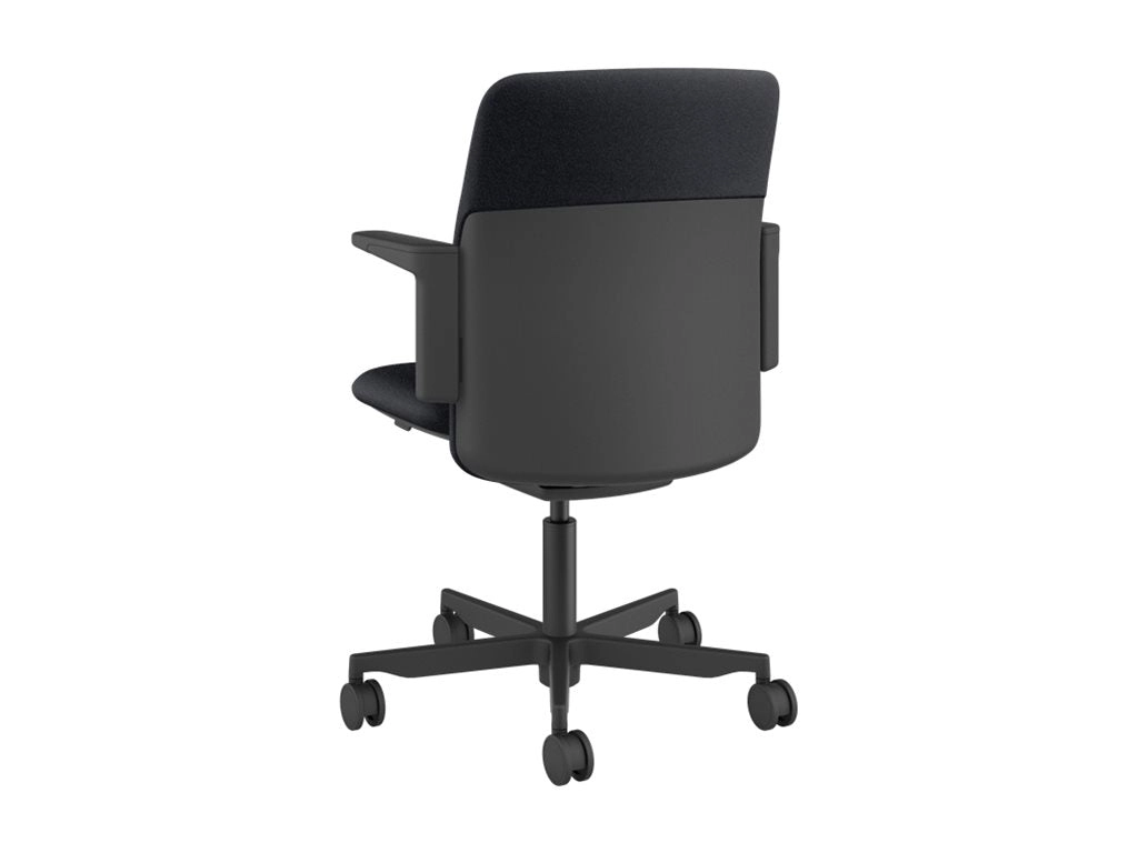 Humanscale Path - Chair - armrests - FormSense Eco Knit textile - black PT11BKT10