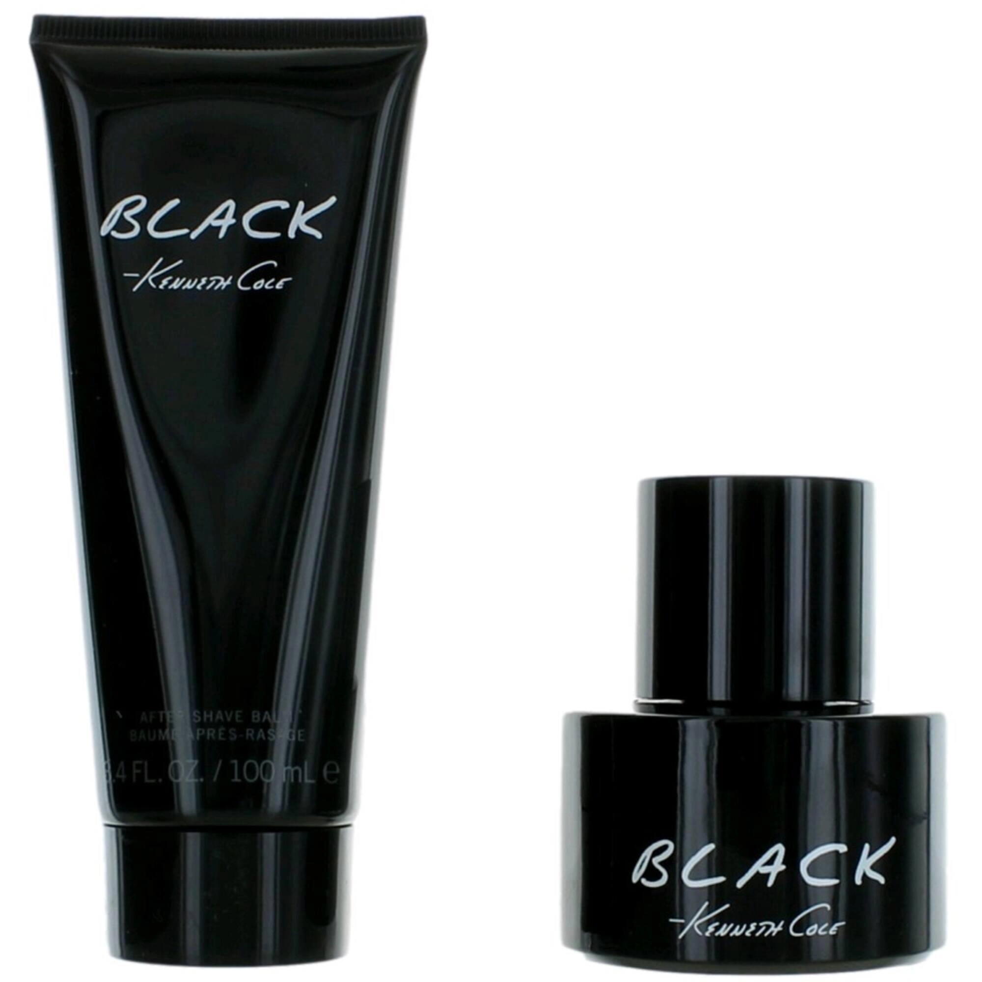 Kenneth Cole Men's Gift Set - Black After Shave Balm and Eau De Toilette, 2 Piece