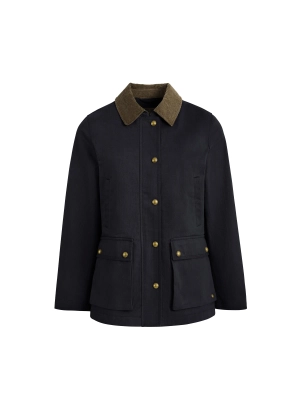 Olivia Wax Jacket - Indigo