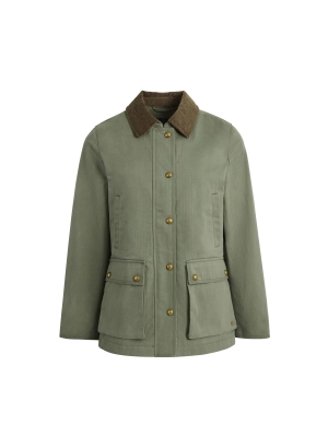 Olivia Wax Jacket - Pistachio
