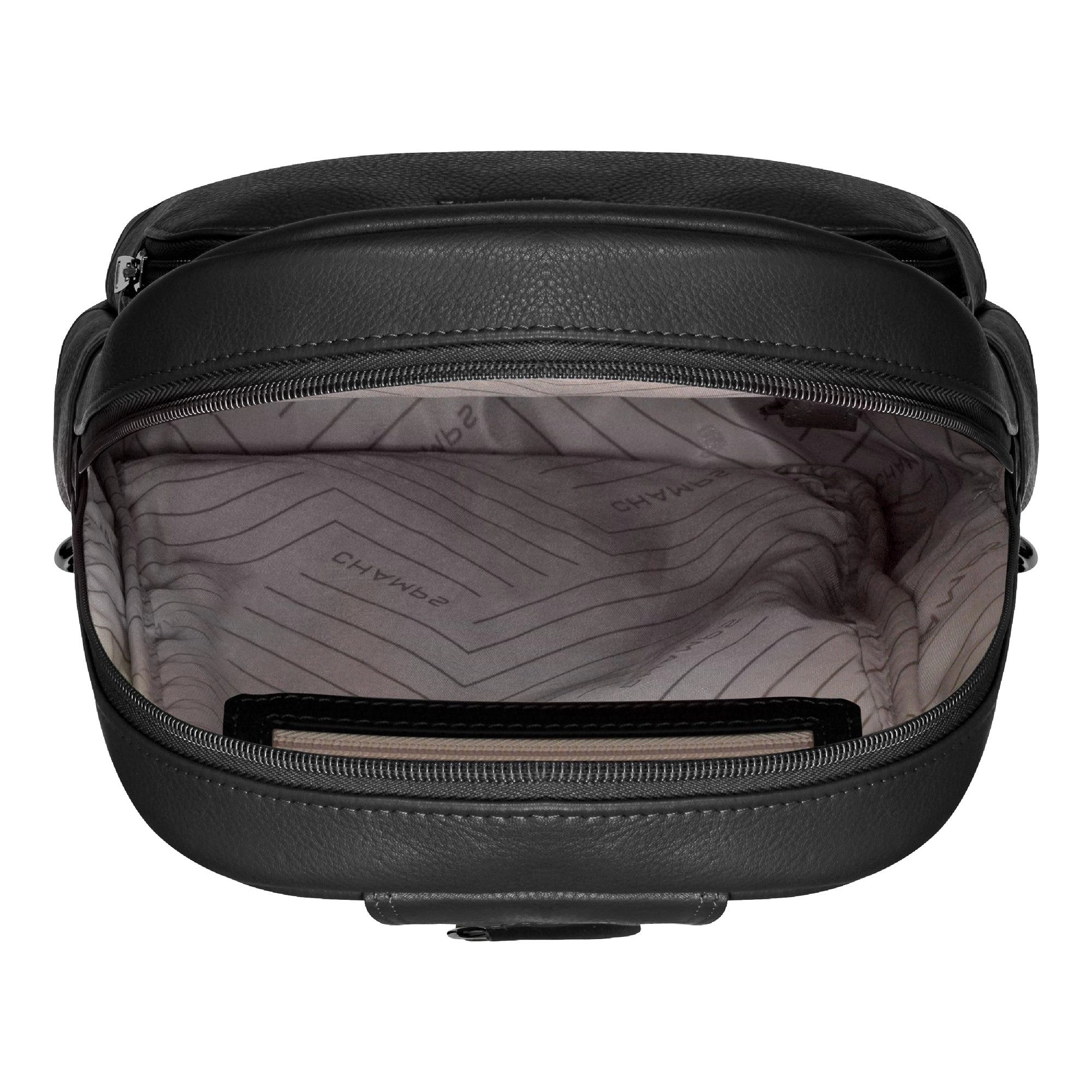 Onyx / Leather Sling Bag *Drop Ship*