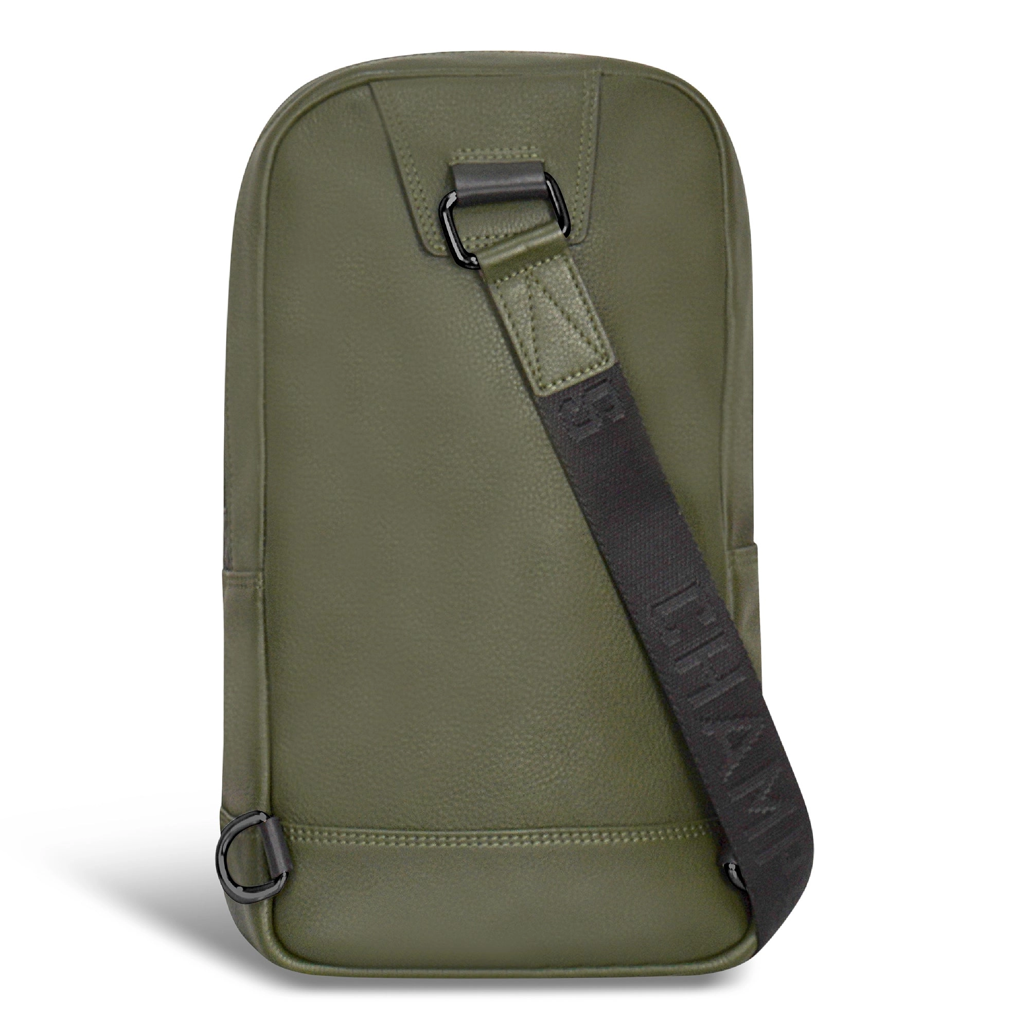 Onyx / Leather Sling Bag *Drop Ship*