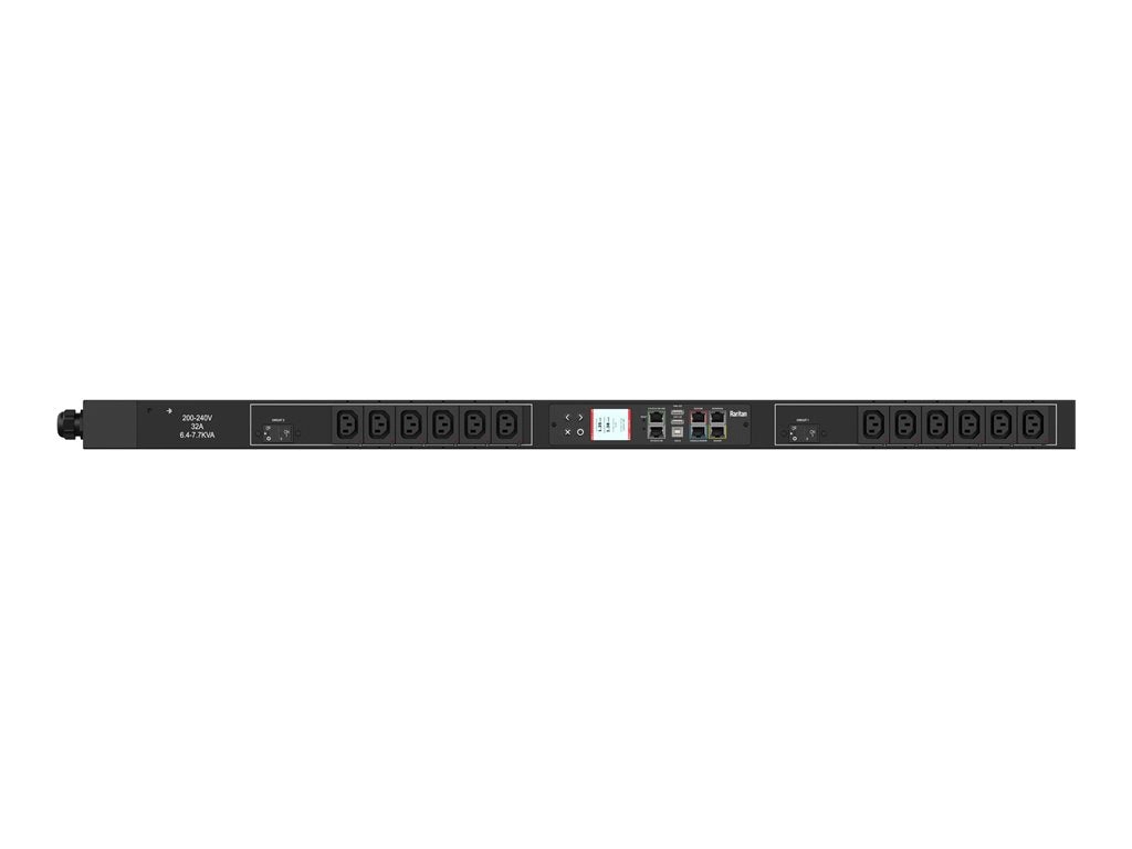 Raritan PX3-5292V - Power distribution unit (rack-mountable) - AC 230 V - 7400 VA - 1-phase - Ethernet 10/100/1000, RS-232, USB