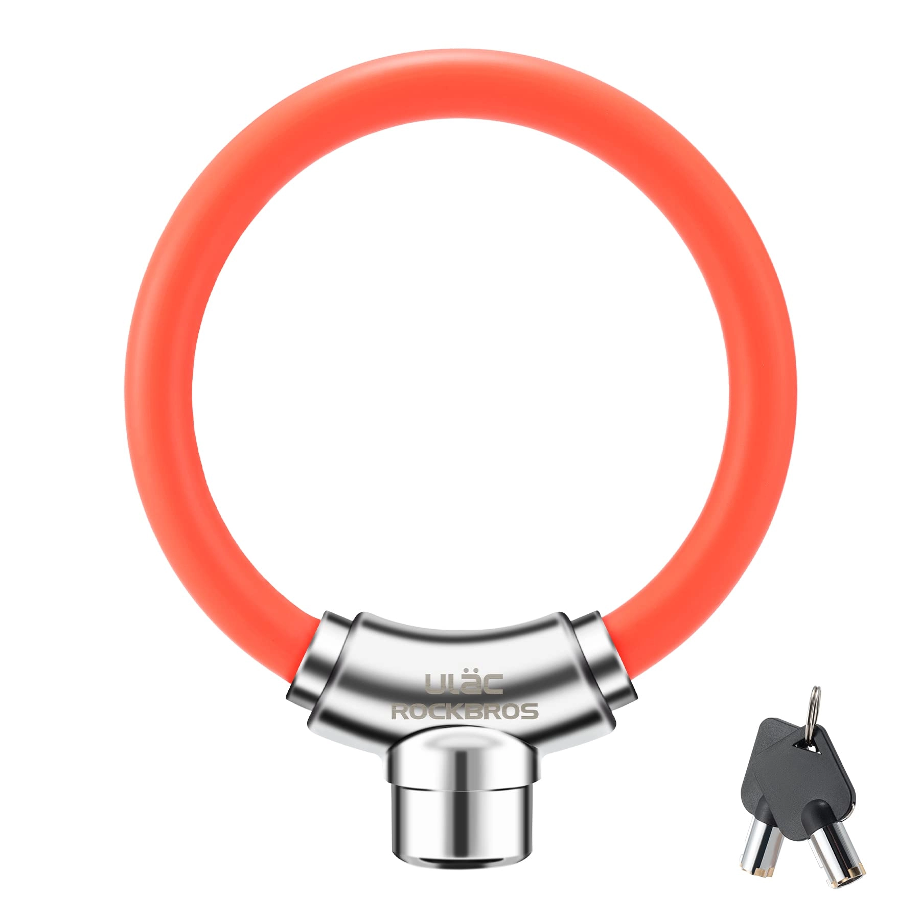 ROCKBROS Anti-Theft Bike Cable Lock Portable Key Lock Rustproof