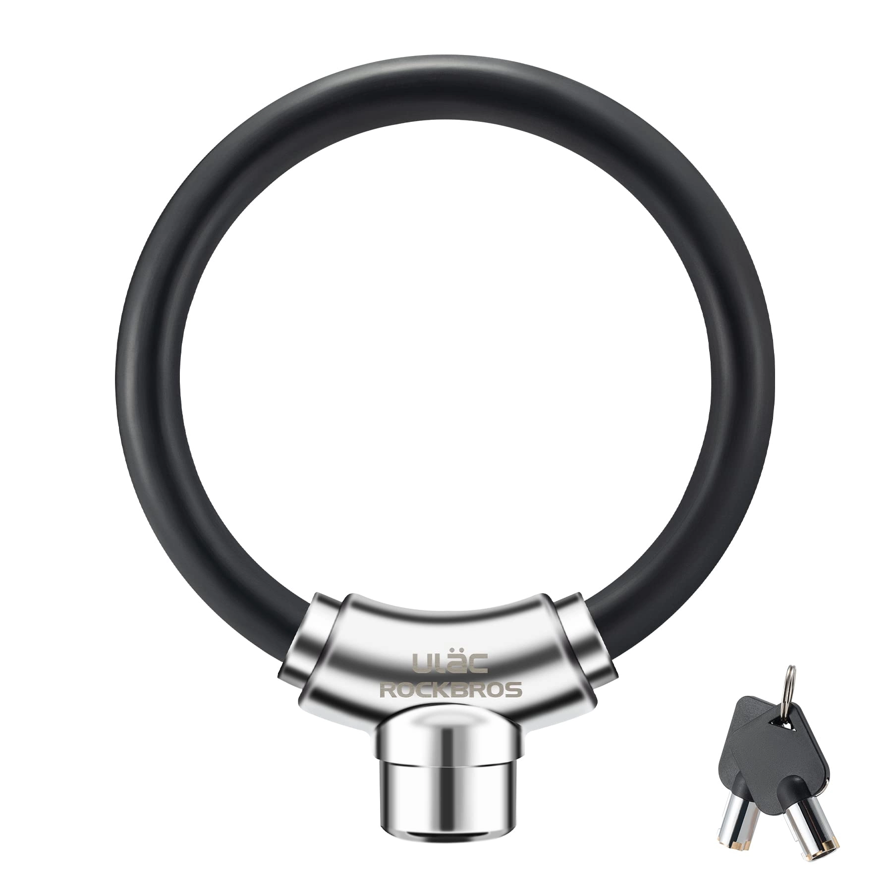ROCKBROS Anti-Theft Bike Cable Lock Portable Key Lock Rustproof