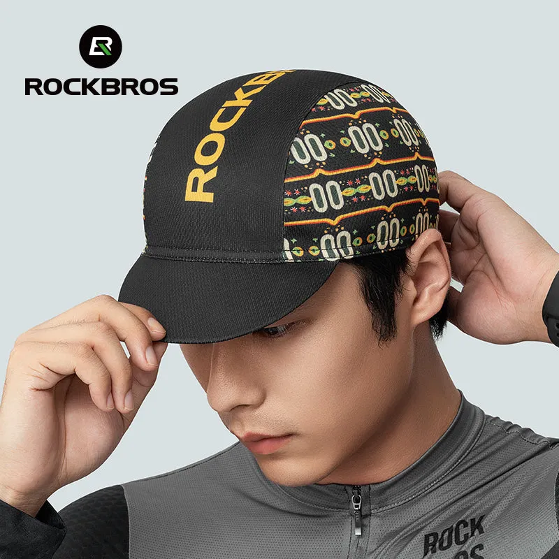 ROCKBROS Lightweight Frog Cycling Cap Breathable, UV Protection, Flip-up Brim Helmet Compatible