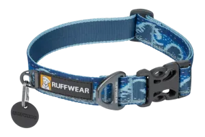 Ruffwear Crag Dog Collar in Midnight Wave