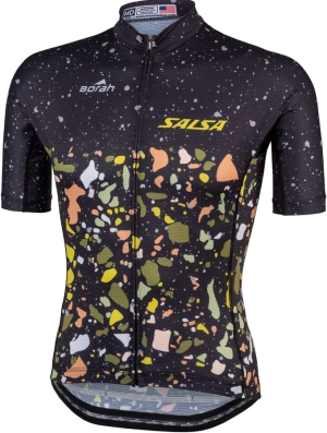 Salsa Mens Terrazzo Aero Jersey - Medium Black