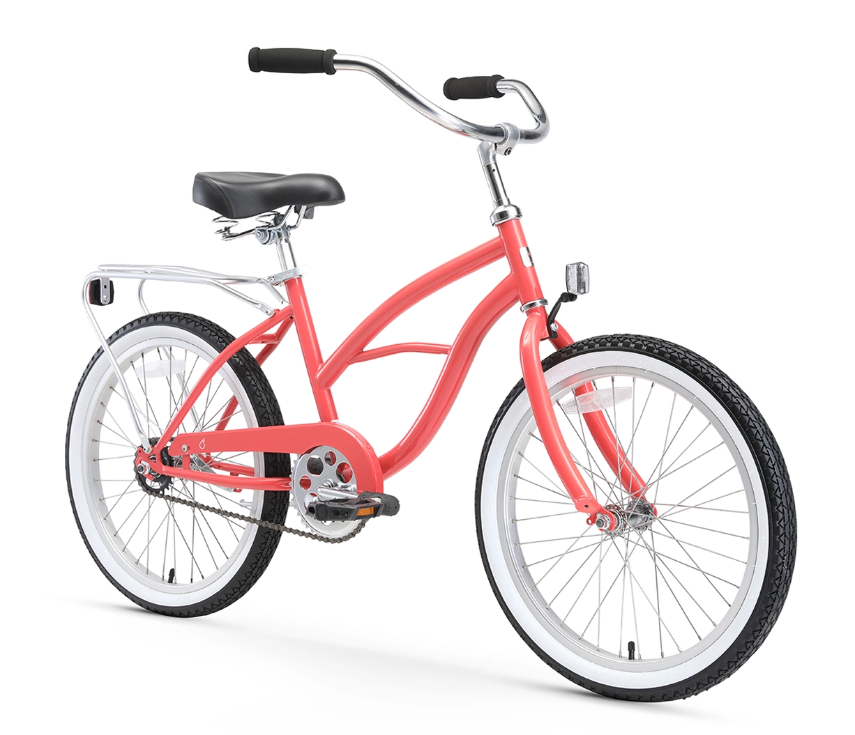 sixthreezero Around the Block Girl's 20" Single Speed Beach Cruiser Bicycle