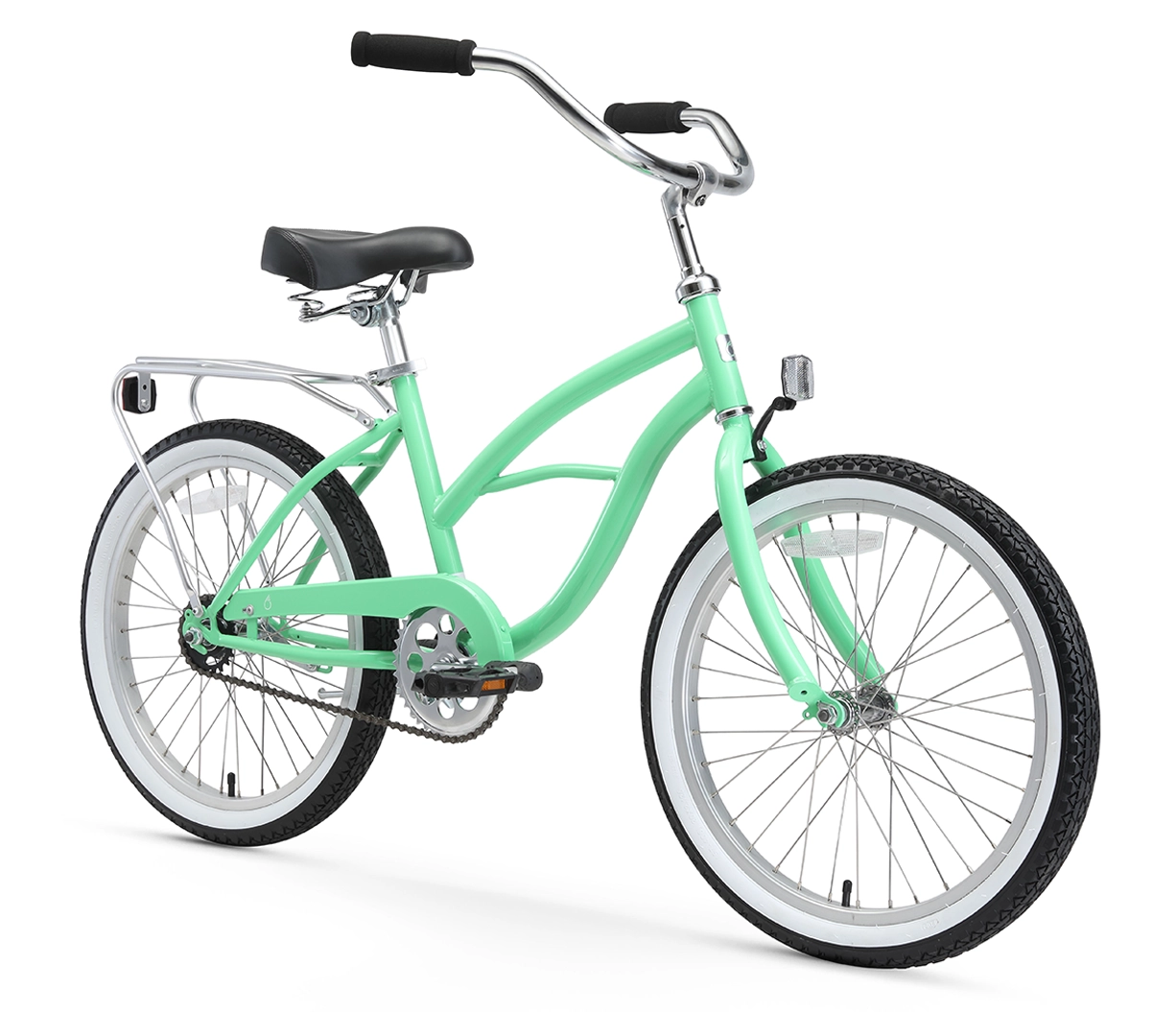 sixthreezero Around the Block Girl's 20" Single Speed Beach Cruiser Bicycle