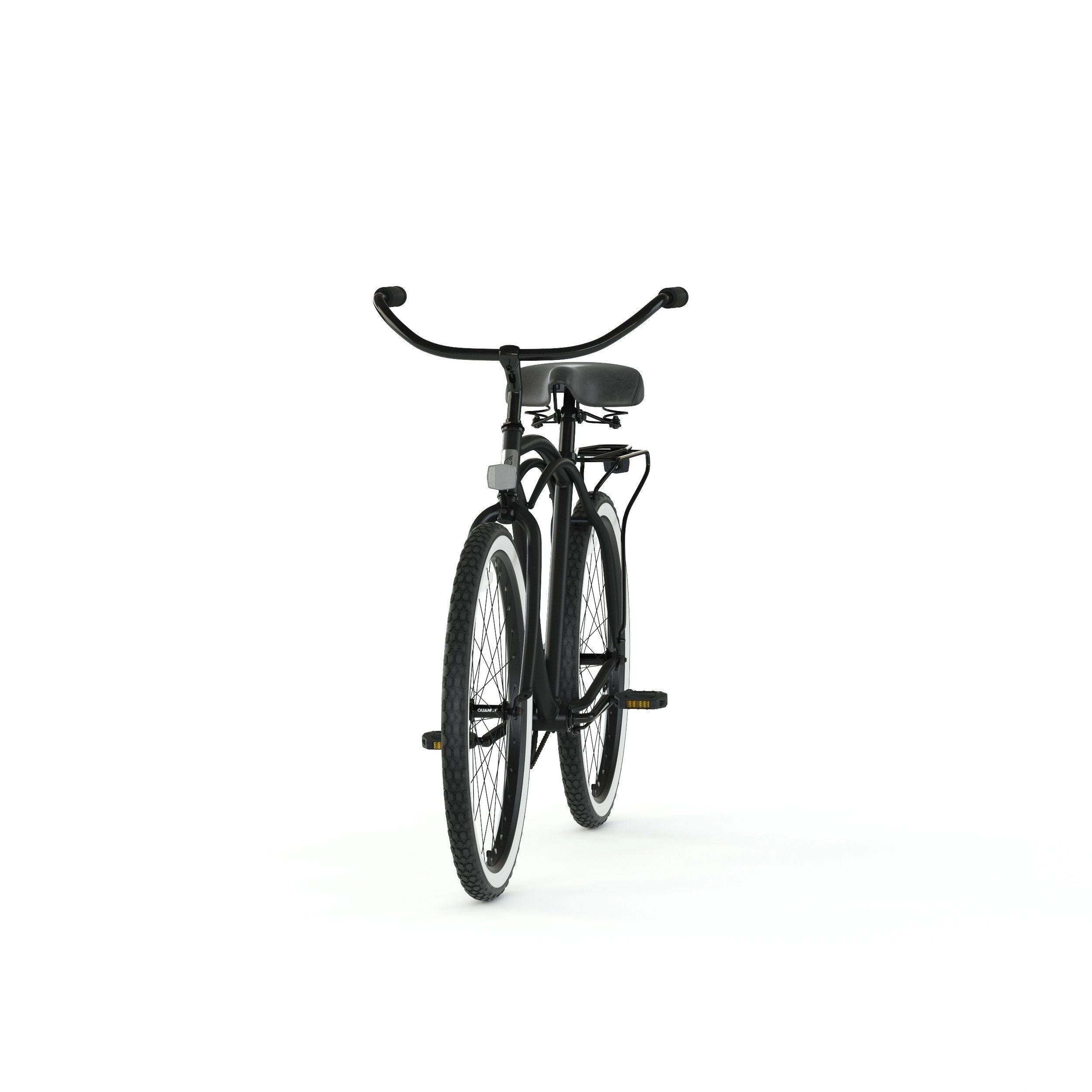 sixthreezero Around the Block Men's 24" 3 Speed Beach Cruiser Bicycle with Rear Rack