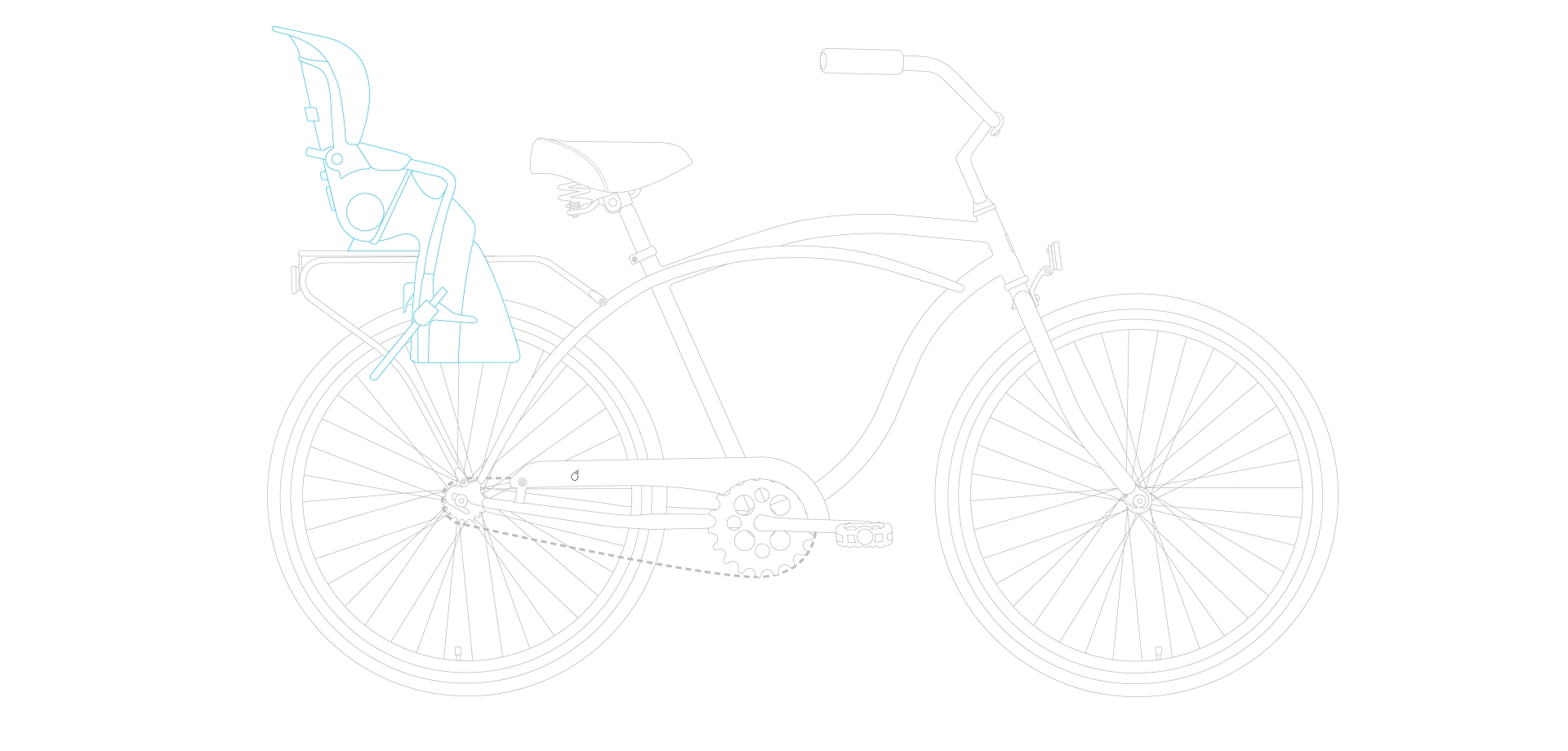 sixthreezero Around the Block Men's 24" 3 Speed Beach Cruiser Bicycle with Rear Rack